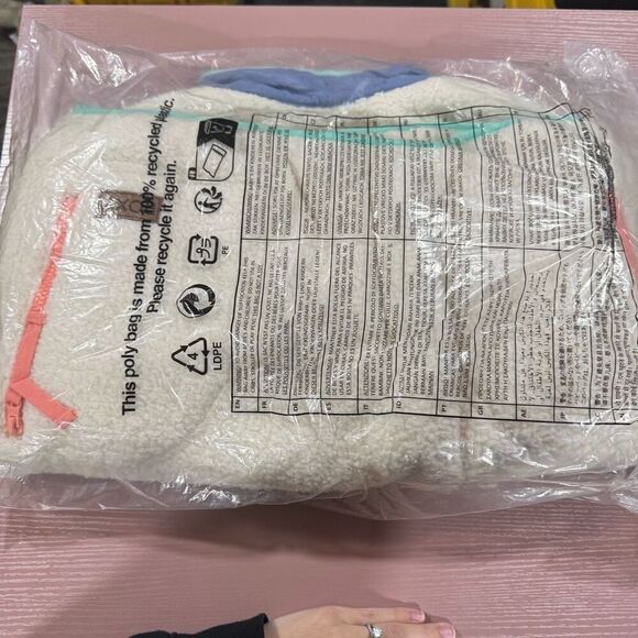 New Roxy Long Sleeve Kipsie Plush Sherpa Jacket - Picture 6 of 7